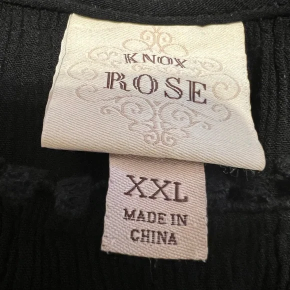 Solitaire/Anthro + Knox Rose Lot (2) Tops 2X - Picture 11 of 16